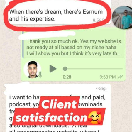 Message From clients